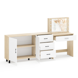 Комод-тумба 123-1604 и туалетный столик с подсветкой СТ-4