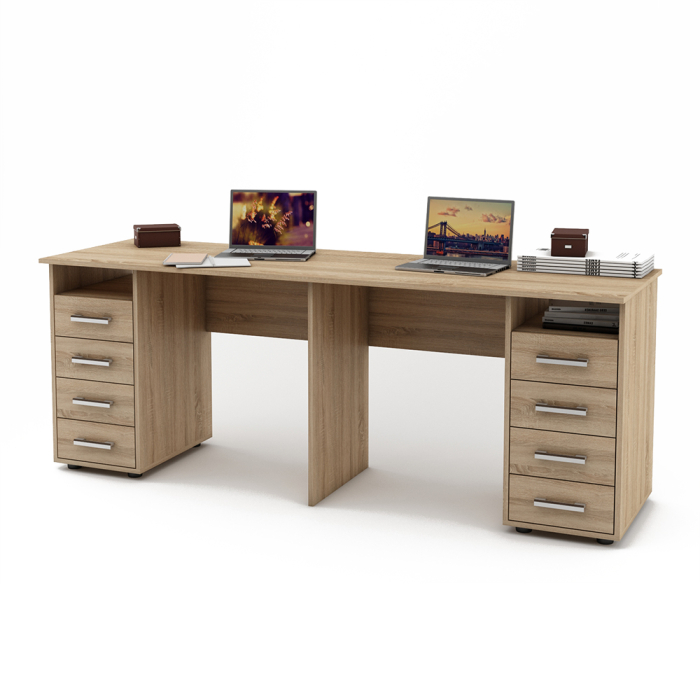 Прямые, Письменный стол Остин 18 для двоих