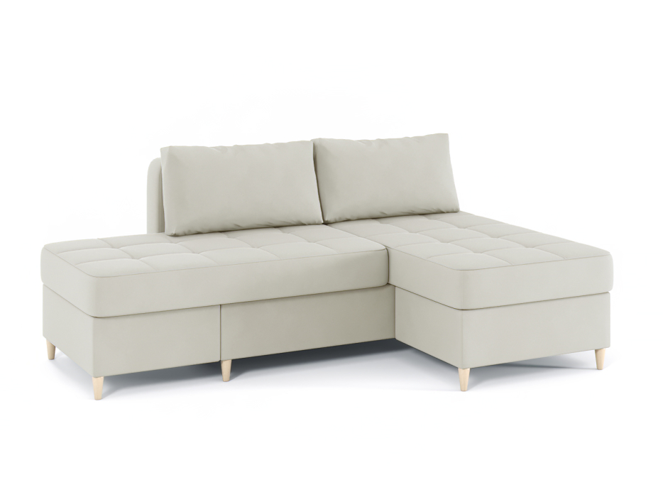 Диваны угловые в гостиную, Диван-кровать угловой Оливер 2 еврокнижка-трансформер, велюр