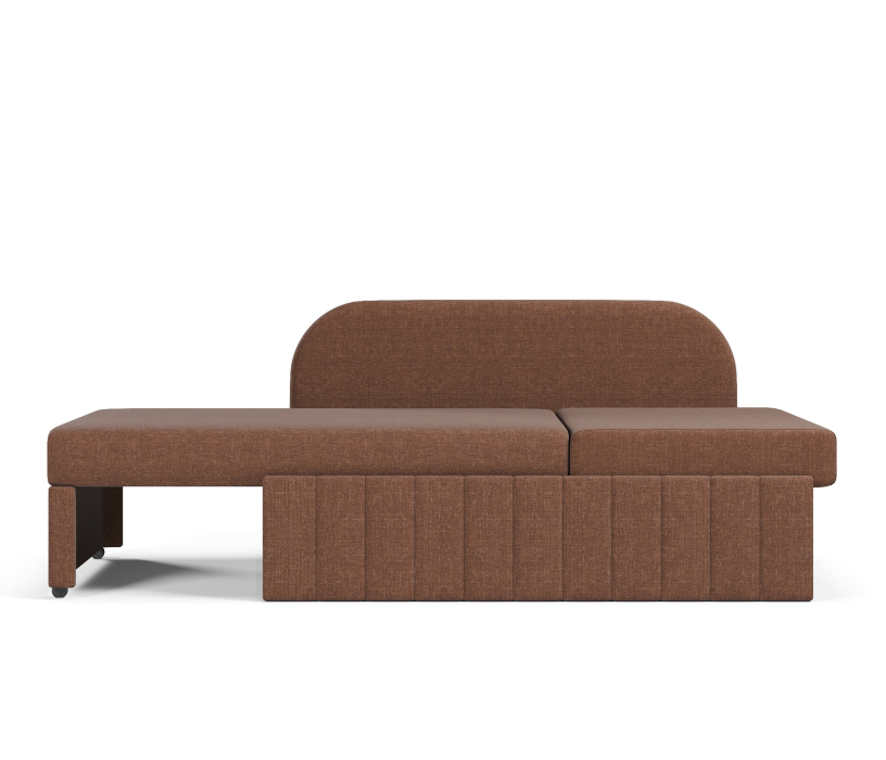 Диваны прямые кухонные, Кушетка Кларисс, рогожка