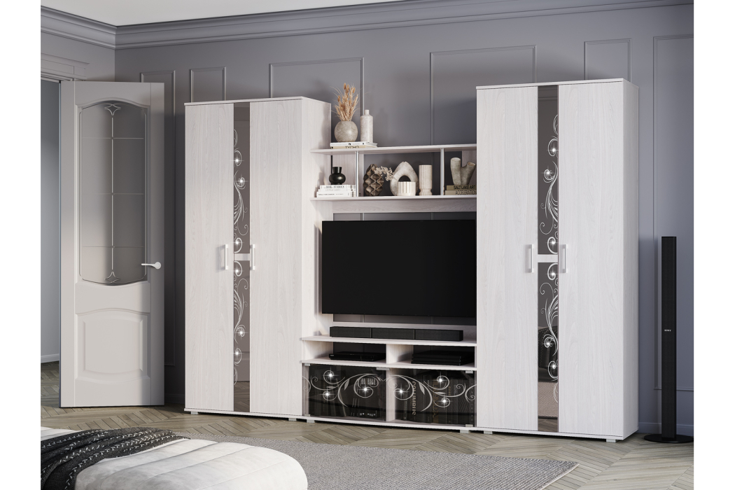 Стенки для гостиной, Гостиная модульная Флоренция, Комплект 1