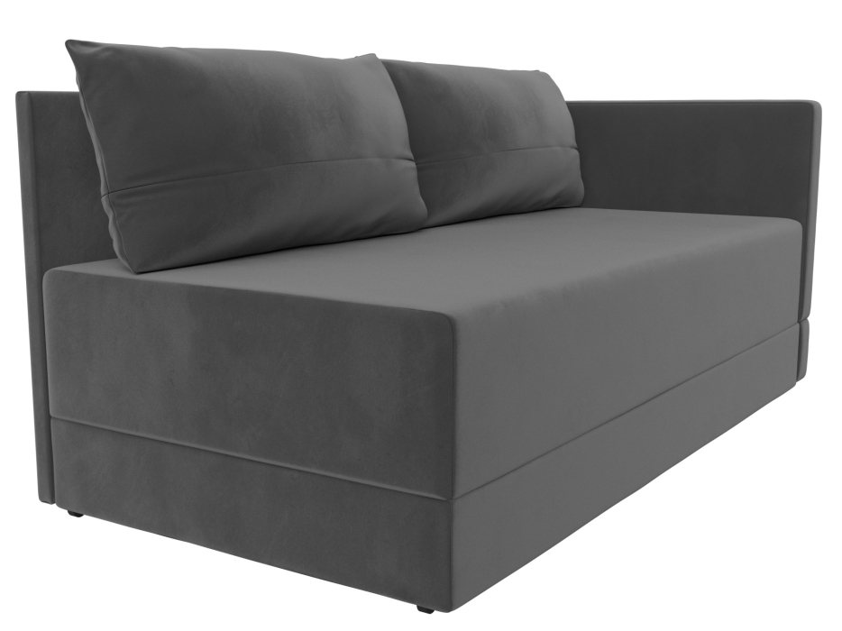 Кушетка диван, Кушетка Никас правая, велюр