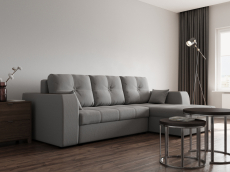 Диваны угловые в гостиную, Угловой диван Сенатор-3 ППУ, велюр