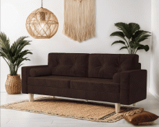 Диваны кровати прямые, Диван прямой тик-так Белфаст (Рогожка)