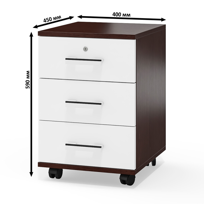 Детские тумбы, Тумба на колёсиках МД 3.02