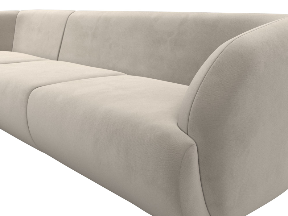 Диваны угловые в гостиную, Диван угловой Лига-041 левый угол, микровельвет