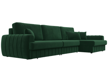 Диван угловой Лига-057 НПБ Лонг угол правый, велюр SEVEN