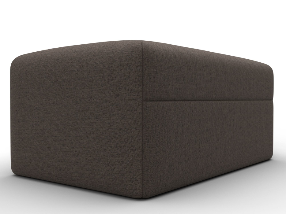 Пуф в прихожую, Модуль пуф Лига-060 НПБ, рогожка Амур