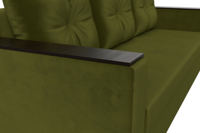 Диван прямой Атланта без стола, микровельвет