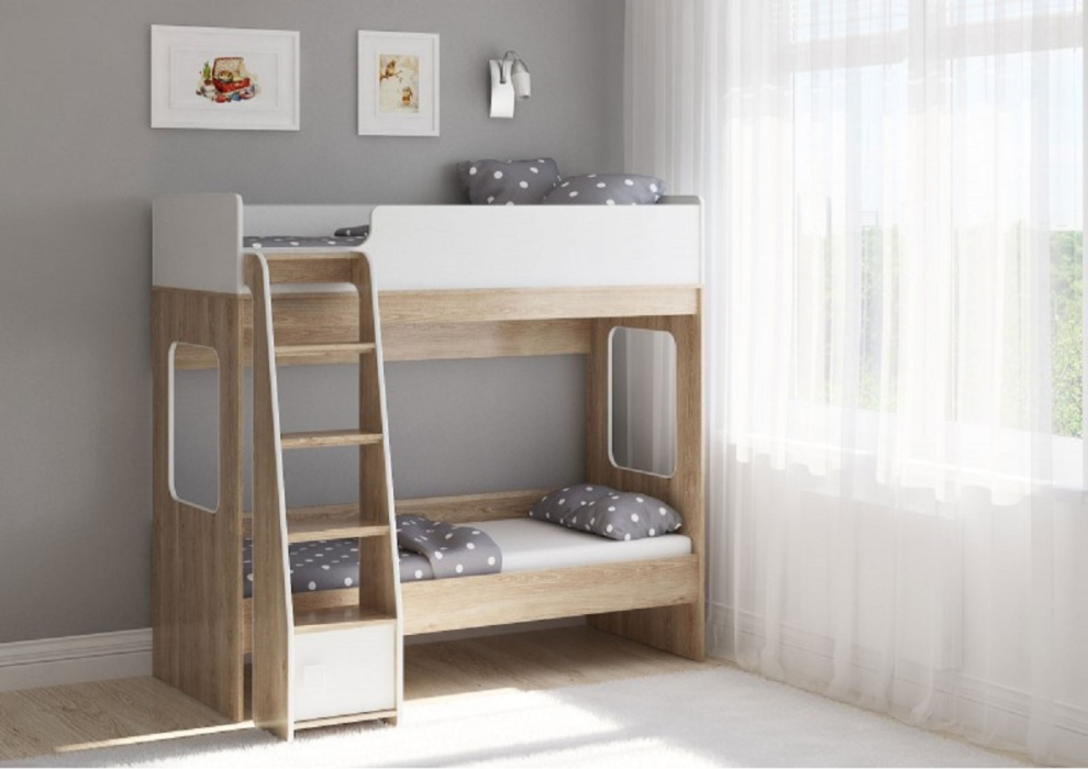 Для подростков, Двухъярусная кровать Легенда D601.1,75х175