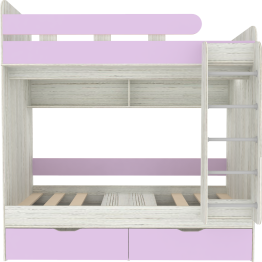 Двухъярусная кровать Юниор 5 80х190, Винтерберг