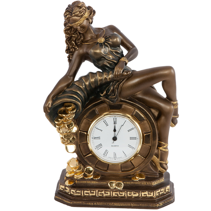 Декор для гостиной, Часы настольные Колесо Фортуны