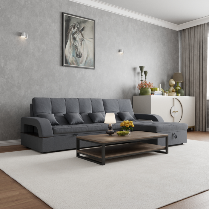 Диваны угловые в гостиную, Угловой диван Майами-2 ППУ, велюр