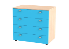 Комоды, Комод GК 900К Дуб молочный