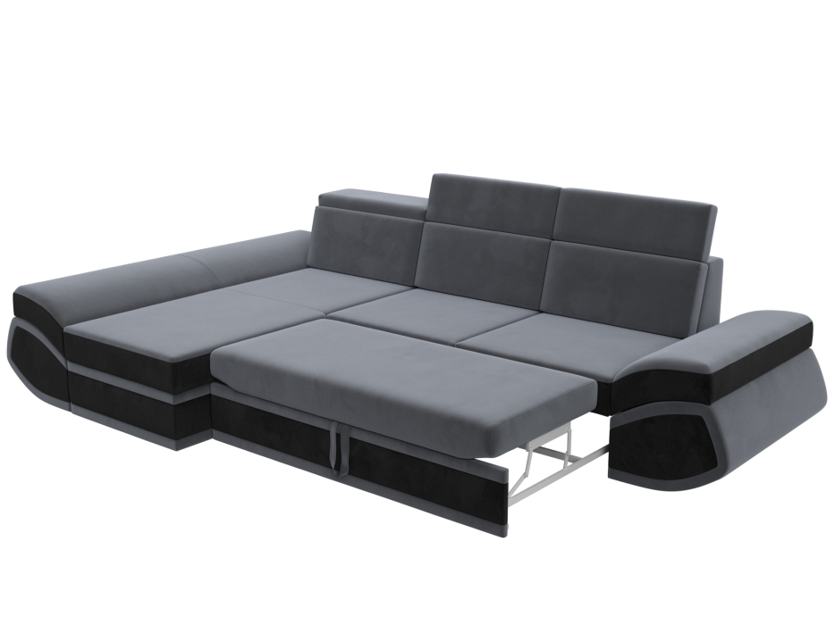 Диваны угловые в гостиную, Диван угловой Лига-032 левый угол, велюр