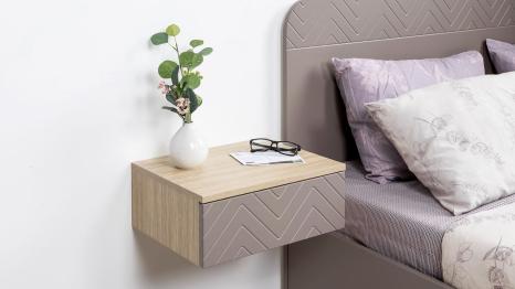 Тумба прикроватная Амьен 16.08 Плэйн Веллюто Капучино