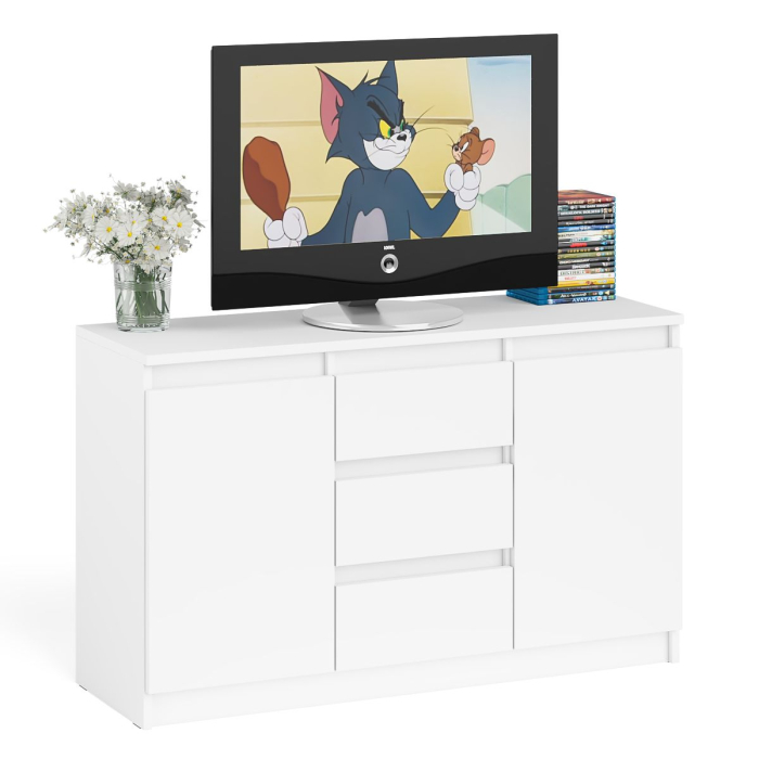 Комоды, Комод-тумба три ящика и две дверки Мори МК1200.3