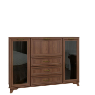 Комоды, Комод со стеклом Ариэль КМ-2