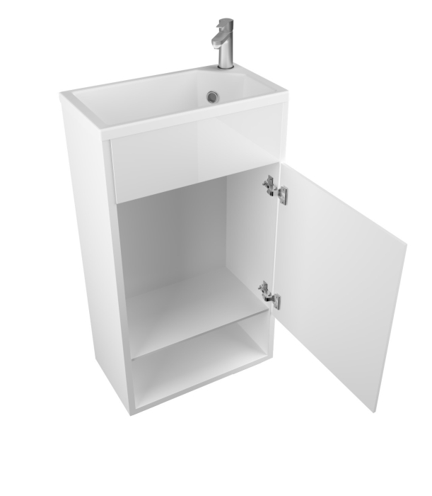 Тумбы в ванную комнату, Тумба 1Marka с раковиной Lira 40П 1д.
