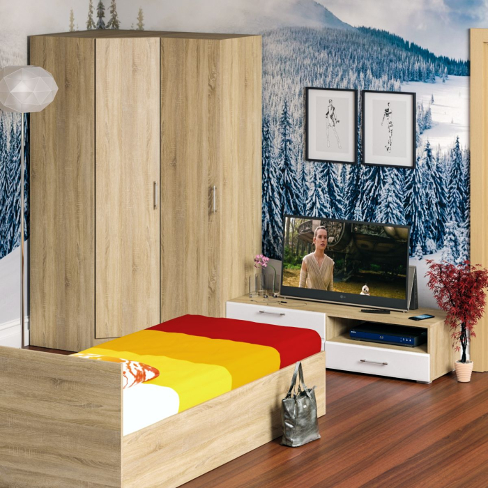 Спальные гарнитуры, Мебель для спальни Стандарт № 4 с кроватью 900