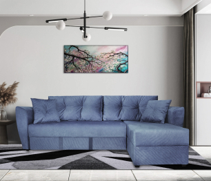 Диван угловой  Амстердам 150, велюр