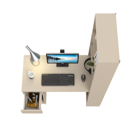 Компьютерный стол со стеллажом открытым Лайт 10.01