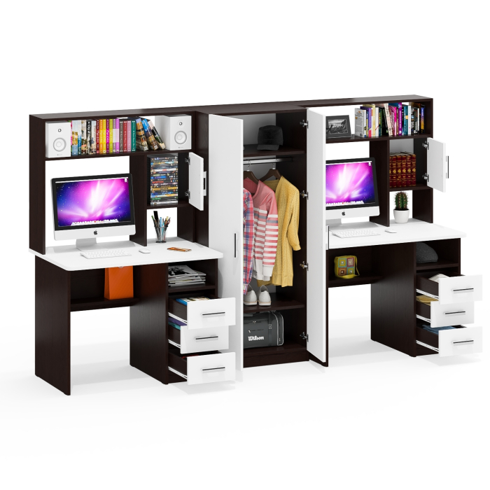 Домашние кабинеты, Место для учёбы для двоих детей СК-9