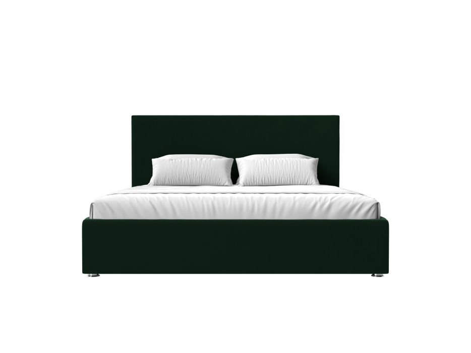 Мягкая кровать, Интерьерная кровать Кариба 200, велюр