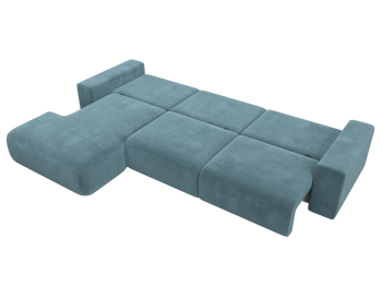 Диван угловой Лига-036 Классик Лонг левый угол, велюр