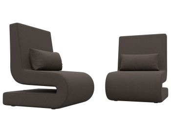 Кресло Волна (2 шт.), рогожка Амур