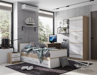 Сакура Кровать на 160 Основание проложки ДСП