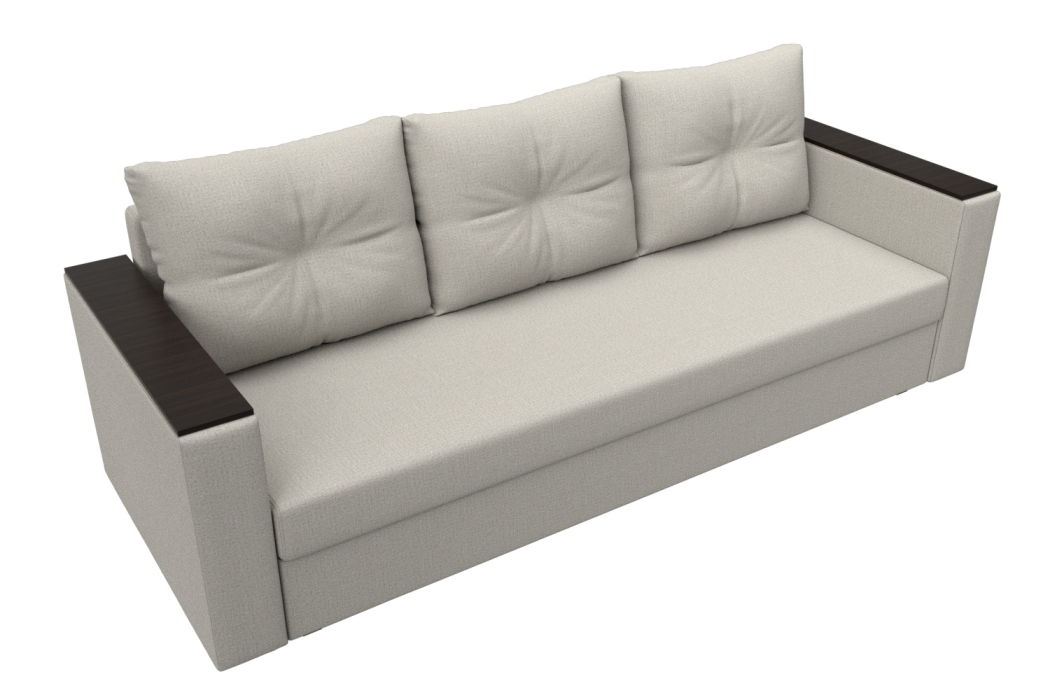 Диваны еврокнижки, Диван прямой Атланта без стола, рогожка Амур