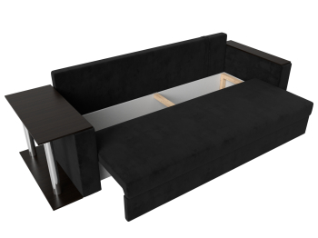 Диван прямой Атланта со столом слева, велюр