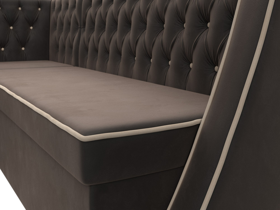 Диваны угловые кухонные, Кухонный угловой диван Лофт левый угол, велюр