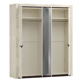 Шкаф для одежды с полками Лючия 33.01 4х дв.