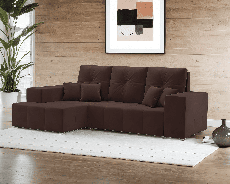 Диваны угловые в гостиную, Диван угловой Монреаль Левый угол (Велюр)