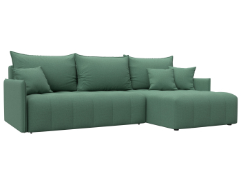 Диван угловой Лига-054 НПБ угол универсальный, рогожка Амур