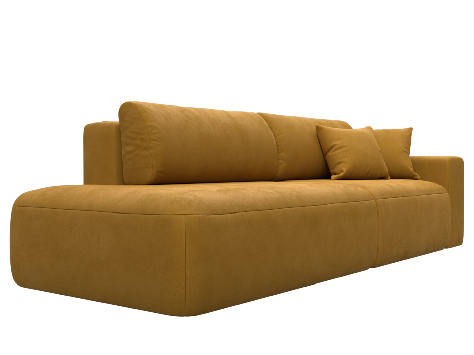 Диваны еврокнижки, Диван прямой Лига-036 НПБ Модерн подлокотник справа, велюр BRUT