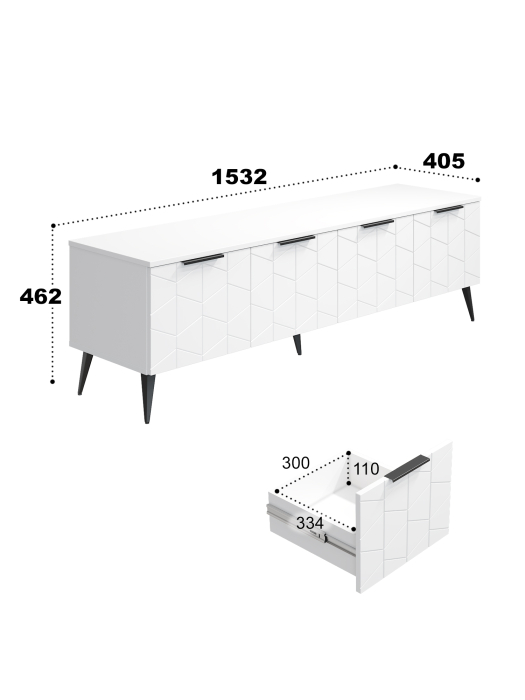 ТВ-тумбы, Тумба ТВ Контемпо КТ-05