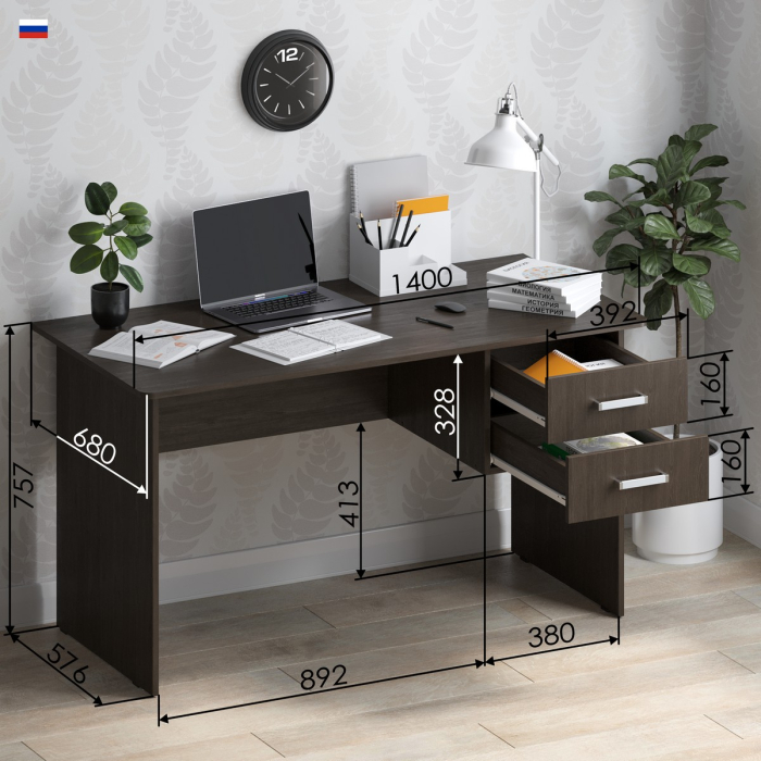 Прямые, Стол письменный Джаз СП3