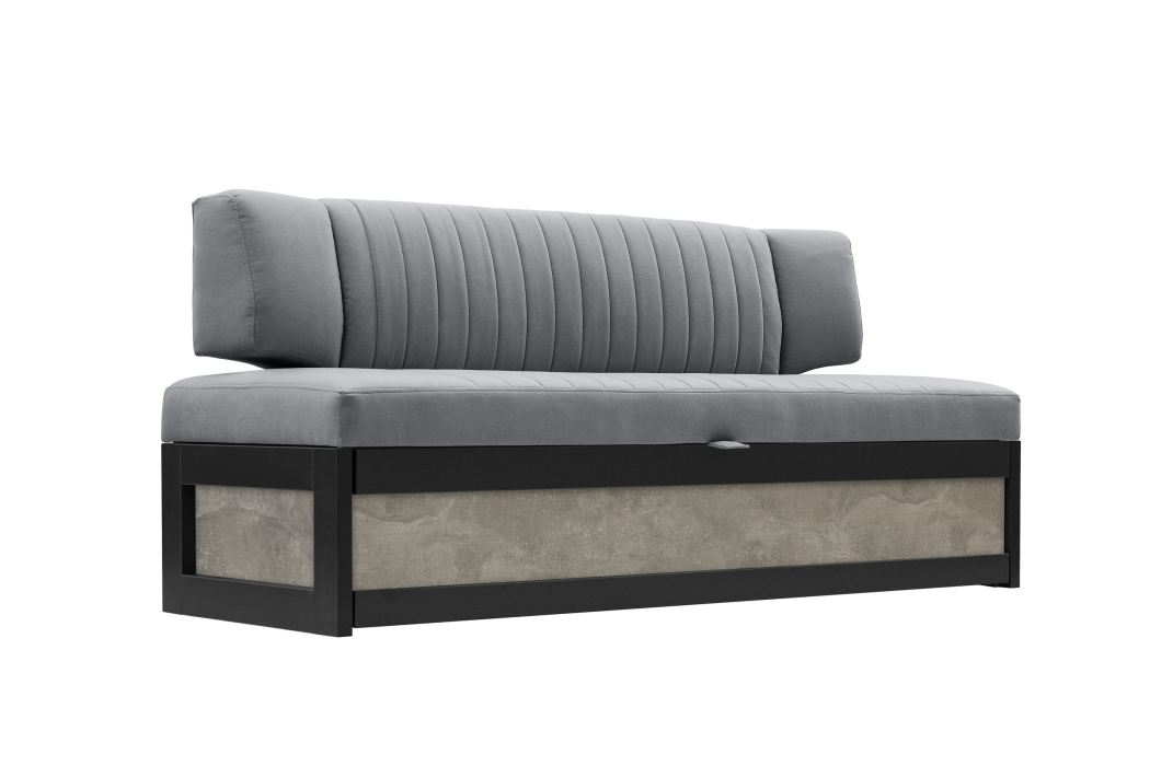 Диваны прямые кухонные, Прямой кухонный диван Парус 181 Ателье светлое