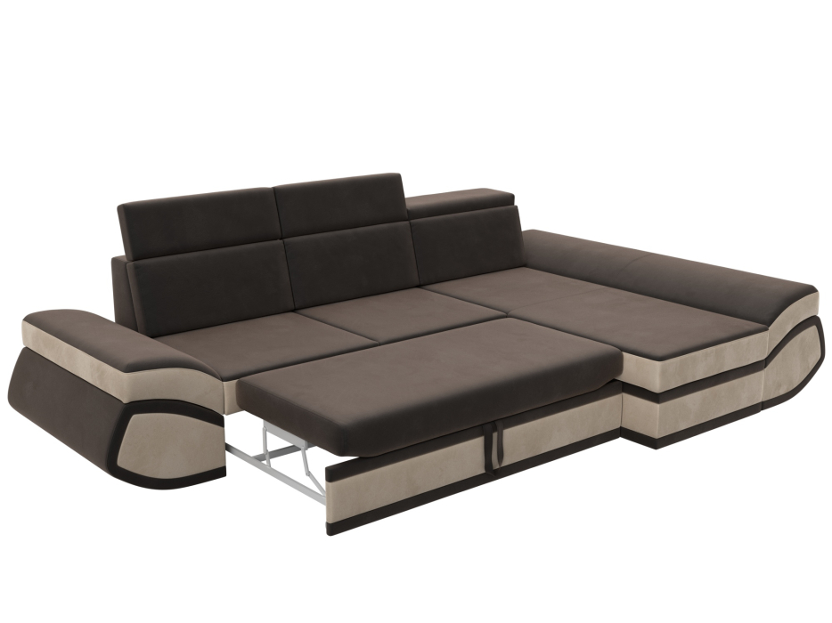 Диваны угловые в гостиную, Диван угловой Лига-032 правый угол, велюр