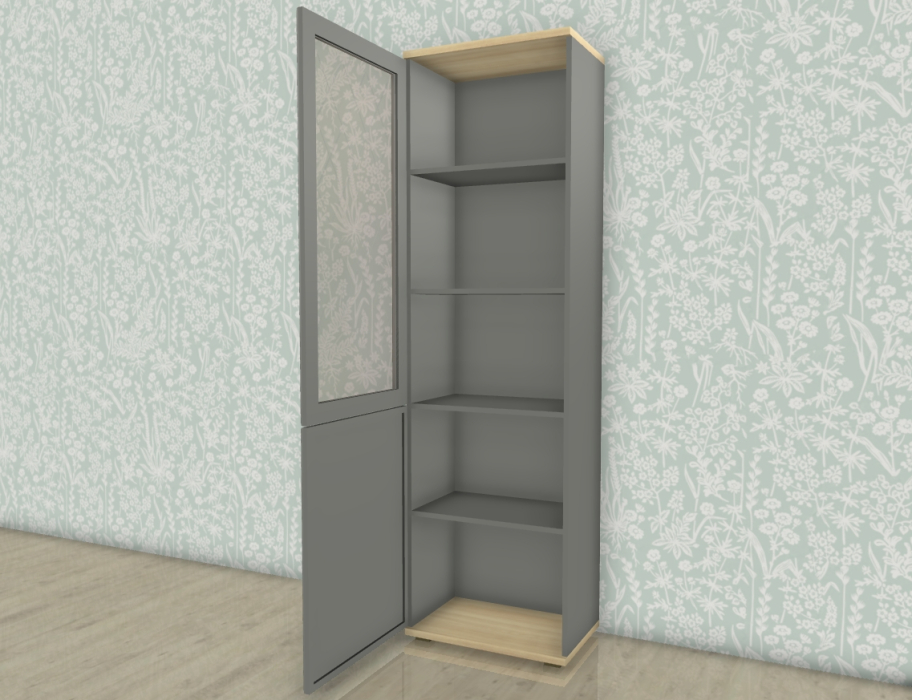 Шкафы одностворчатые, Модульная система Карина Шкаф ШК-1073
