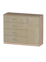 Комод Лайф 115*40*90 Дуб сонома