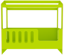 Кровати-домики, Сказочный домик ДС-1/1 80x180