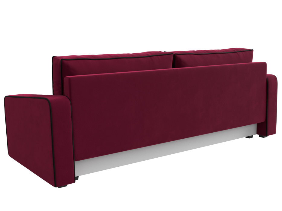 Диваны еврокнижки, Прямой диван Лига-009, микровельвет