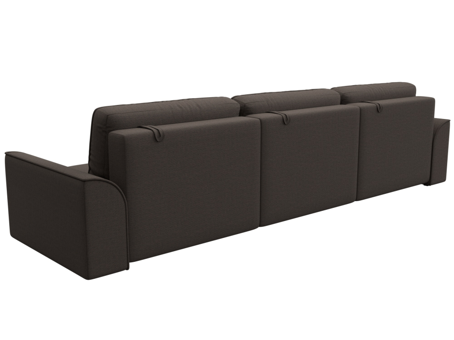 Диваны еврокнижки, Диван прямой Лига-048 НПБ Лонг, рогожка Амур