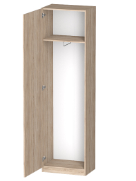 Распашной шкаф Лайф для одежды 60*40*215 Дуб сонома