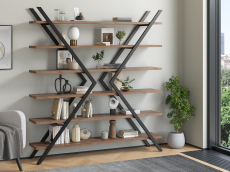 Стеллажи, Стеллаж Айсберг Лофт ИКС черный