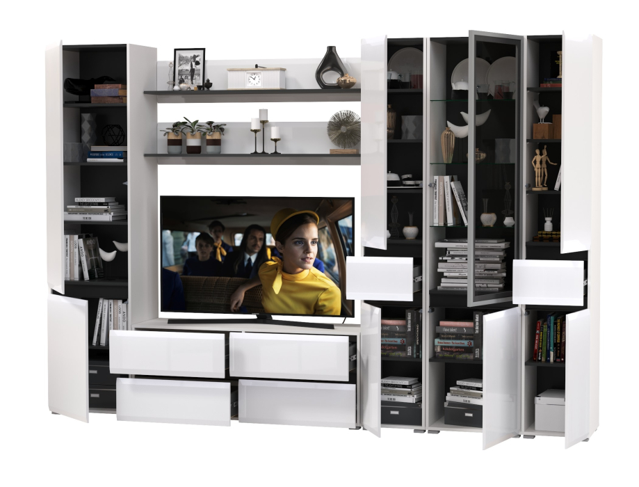 Стенки для гостиной, Сидней Комплектация № 65